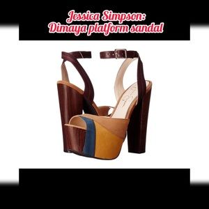 NIB‼️ COLOR-BLOCK PLATFORM SANDALS!! Wmns 8